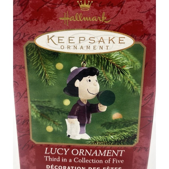Hallmark‎ Keepsake Ornament Lucy A Snoopy Christmas Holiday Third In Collection - Picture 2 of 5